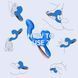 Смарт-вибратор Magic Motion Ponder Blue, двойная стимуляция, виброяйцо+язычок для клитора