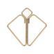 Зажимы для сосков LOCKINK Nipple Clamps - Golden