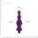 Анальная пробка с вибрацией Adrien Lastic Bullet Amuse Purple, макс. диаметр 3,9см