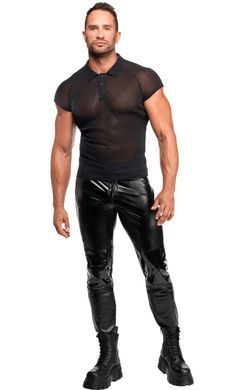 Чоловіче поло Noir Handmade H082 Onyx veil polo XL