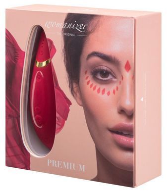 Вакуумный клиторальный стимулятор Womanizer Premium Red