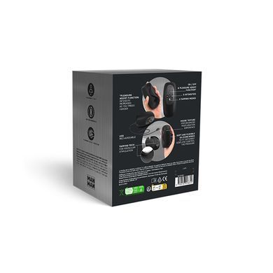 Мастурбатор с вибрацией Manwan SUB.ONE Infinite Black