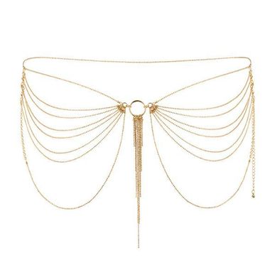 Цепочка трусики или лиф Bijoux Indiscrets MAGNIFIQUE Waist Chain - Gold, украшение на тело