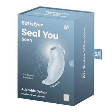 Вакуумний кліторальний стимулятор з вібрацією Satisfyer Seal You Soon, 2 незалежні мотори