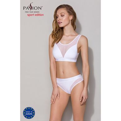 Топ с прозрачной вставкой Passion PS002 TOP L, white