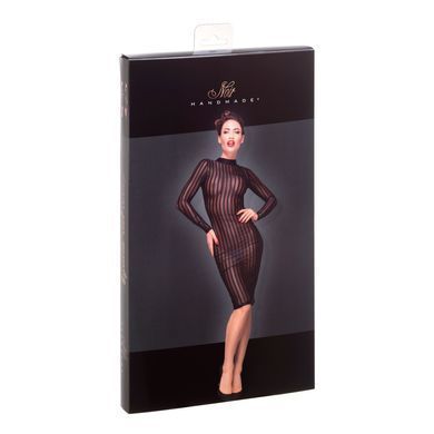Платье с мокрым эффектом Noir Handmade F182 Classic dress made of elastic tulle, S