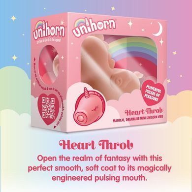 Вибратор-единорожка Unihorn &ndash; Heart Throb, с пульсацией