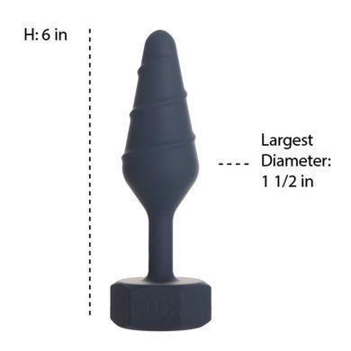 Анальная пробка Lux Active Twist Plug Large Blue