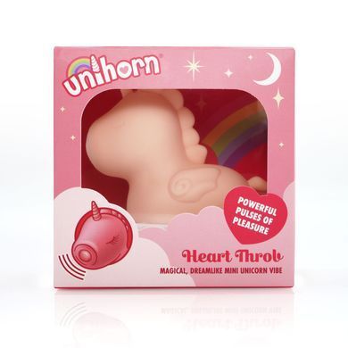 Вибратор-единорожка Unihorn &ndash; Heart Throb, с пульсацией