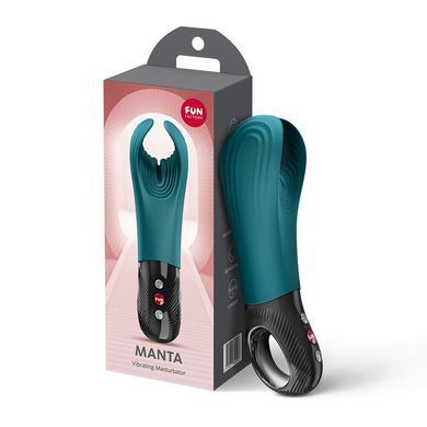 Вибратор для пениса Fun Factory MANTA Bottle Green, подходит для парных игр