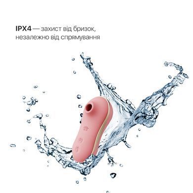 Набор 2в1 Zalo &mdash; UNICORN Pink, виброяйцо + вакуумный стимулятор