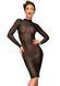 Платье с мокрым эффектом Noir Handmade F182 Classic dress made of elastic tulle, S