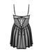 Эротический комплект Obsessive Chemeris babydoll & thong XL/2XL, пеньюар и стринги