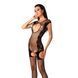 Ажурный бодистокинг с чулками Passion BS082 black