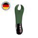 Вибратор для пениса Fun Factory MANTA moss green/black, подходит для парных игр