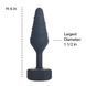 Анальная пробка Lux Active Twist Plug Large Blue