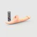 Вибронасадка для страпона с вакуумной стимуляцией Strap-On-Me Multi Orgasm Realistic Dildo L Vanilla