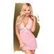 Сорочка с воротником халтером и стрингами Penthouse - Sweet&Spicy Rose M/L