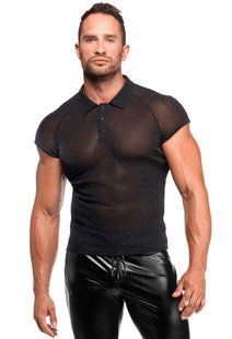 Чоловіче поло Noir Handmade H082 Onyx veil polo XXL