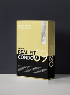 Плотнооблегающие презервативы EGZO Real fit (упаковка 3 шт)