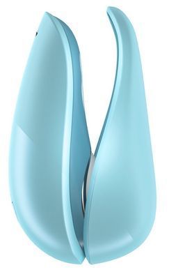 Вакуумный клиторальный стимулятор Womanizer Liberty Blue, магнитная крышка, 2 насадки