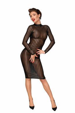 Платье с мокрым эффектом Noir Handmade F182 Classic dress made of elastic tulle, M