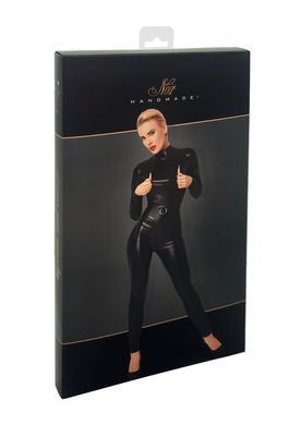 Комбинезон Noir Handmade F319 Caged, XL, под латекс, длинный рукав, с доступом, кольцо на поясе