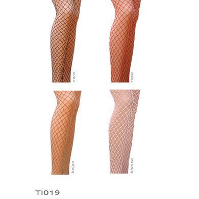Колготки в сеточку без выделенных трусиков Passion TI019 типа Кабаретка 3/4 (fishnet), nero