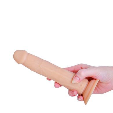 Фаллоимитатор с ротацией и пульсацией Naked ADDICTION 8&Prime; Rotating & Thrusting Dong - Vanilla