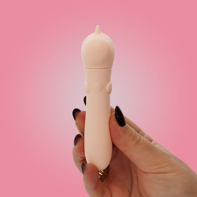 Вібратор-єдиноріжка Unihorn USB Bullet &ndash; Heart Throb, віброкуля, USB-зарядка, 10 режимів