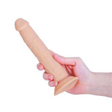 Фаллоимитатор с ротацией и пульсацией Naked ADDICTION 8&Prime; Rotating & Thrusting Dong - Vanilla