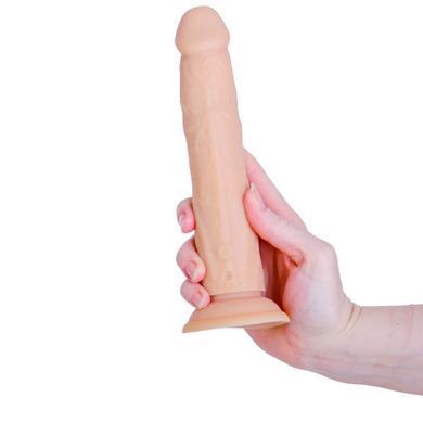 Фаллоимитатор с ротацией и пульсацией Naked ADDICTION 8&Prime; Rotating & Thrusting Dong - Vanilla