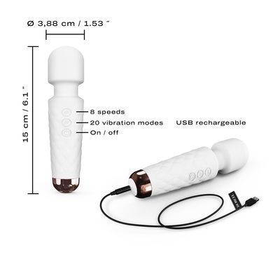 Мінівібромасажер Dorcel Wand Mini Wanderful White