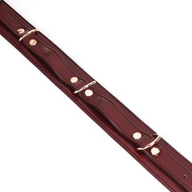 Фиксаторы для бедер Liebe Seele Wine Red Thigh Cuffs S Size, натуральная кожа