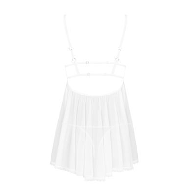 Пеньюар и трусики Obsessive Heavenlly babydoll & thong XL/2XL