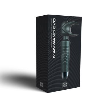Мастурбатор-вибромассажер Manwan MAN.WAND EVO Pine Grey, отлично для пар, виброминет