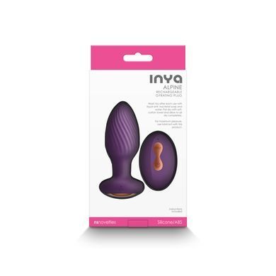 Анальная пробка с вибрацией NS Novelties INYA - Alpine - Purple