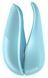 Вакуумный клиторальный стимулятор Womanizer Liberty Blue, магнитная крышка, 2 насадки