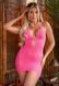 Сукня Leg Avenue Lurex Rhinestone Keyhole Halter Dress One Size Neon Pink
