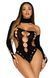Бесшовное боди на одно плечо Leg Avenue Seamless thong back bodysuit, One Size, черное