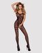 (SALE) Бодистокинг Obsessive Bodystocking F213 S/M/L, имитация кружевного боди и резинки для чулок
