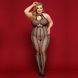 Сетчатый бодистокинг-халтер JSY &laquo;Сети Арии&raquo; Plus Size, black, комбинезон, открытый доступ