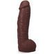 Фаллоимитатор Doc Johnson The Realistic Cock ULTRASKYN - 12 Inch Hung with Balls Chocolate
