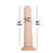 Фаллоимитатор с ротацией и пульсацией Naked ADDICTION 8&Prime; Rotating & Thrusting Dong - Vanilla