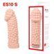 Насадка на член Kokos Extreme Sleeve ES.10 размер S, утолщающая, стимулирующий рельеф