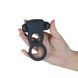 Двойное эрекционное кольцо с вибрацией Lux Active -Triad - Vibrating Dual Cock Ring, пульт ДУ