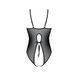 Боди с ажурным декором и открытым шагом Passion URSULA BODY XXL/XXXL, black