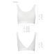 Топ з прозорою вставкою Passion PS002 TOP M, white