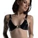 Лиф из натуральной кожи Feral Feelings - Bikini Top Black