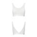 Топ з прозорою вставкою Passion PS002 TOP M, white
